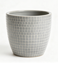 Sorivo - Lavina Gray Mosaic Ceramic Planter Pot